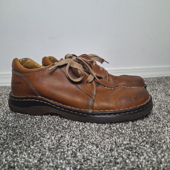 Dr. Martens brown split toe oxford leather shoes men\'s 10 main image 5